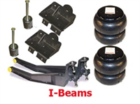 1999-2009 FORD F250,F350, Twin I-Beams with Bags and Mounts  (Set)