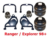 1998-2006 FORD RANGER Upper and Lower Control Arms with Bags and Mounts (Set)