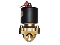 1/2" 2W-160-15  15mm Orifice 300psi Brass Electronic Valve.  No Mounting Brackets