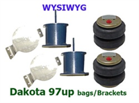 Dakota 97Up Upper/Lower Bag Brackets With Bags (Pair)