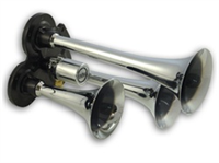 Chassis Tech 118db @ 150psi - 12" Chrome Triple Train Air Horn