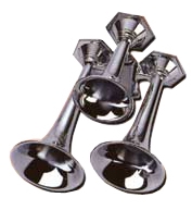 Autoloc Chrome Tri-Tone Train Air Horn