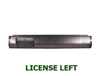 (HH) Fleetside Steel Rollpan  License Offset Left